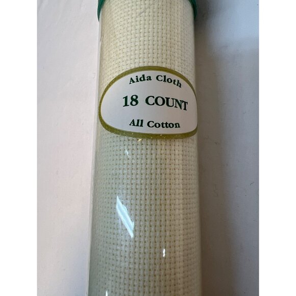 Charles Craft 18 Count Aida Cloth For Cross Stitch 15" X 18" All Cotton Classic - Picture 3 of 3